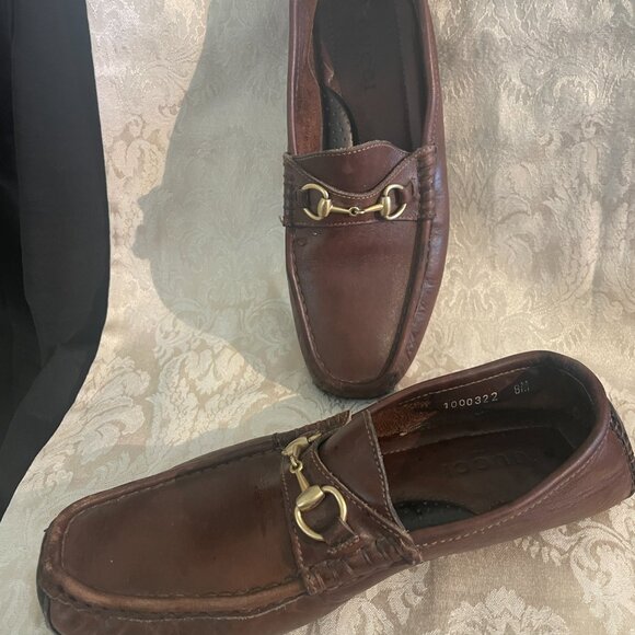 Gucci horsebit driving shoes Brown size *M - Picture 2 of 5